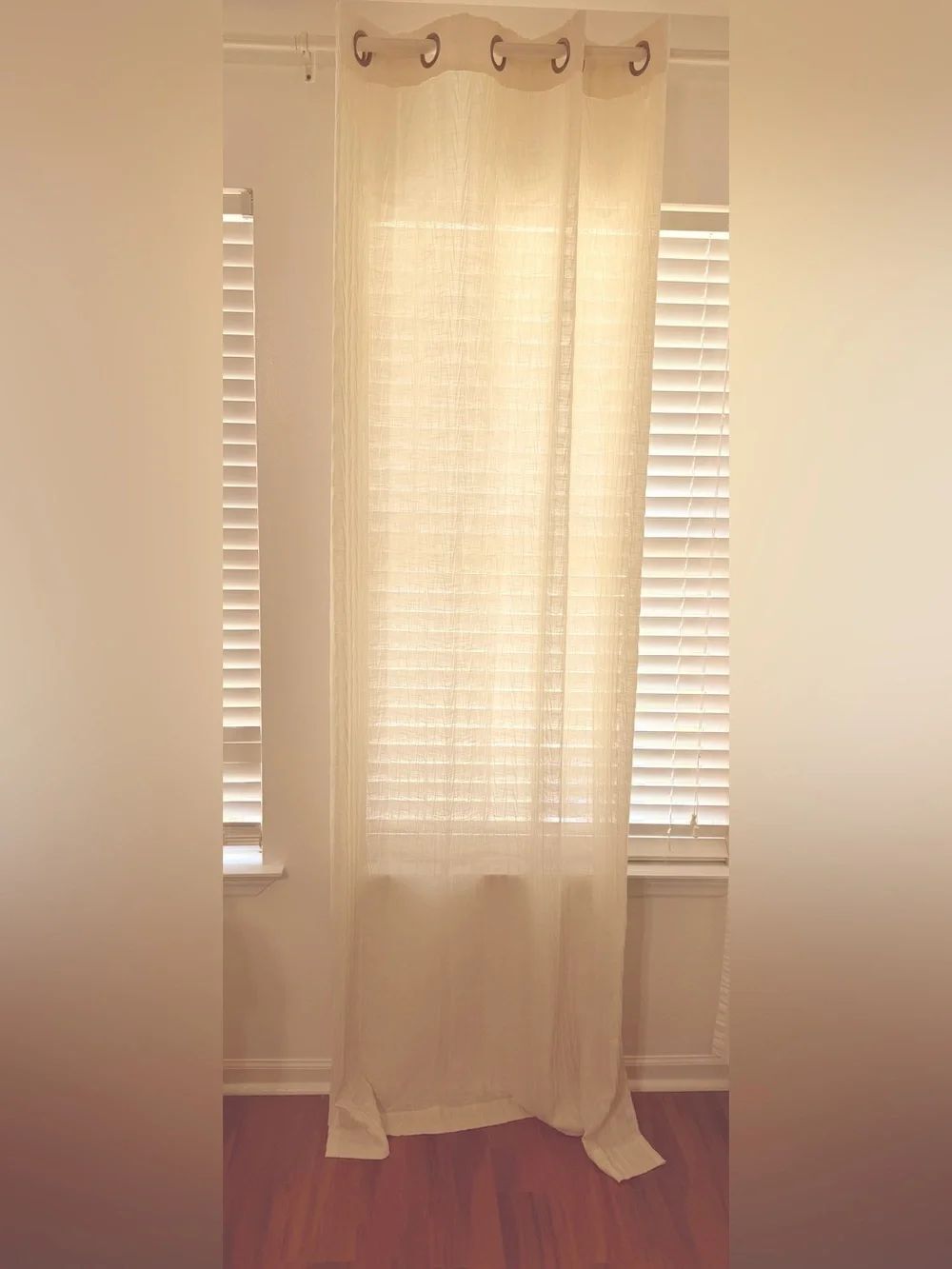 2 Grommet Textured Curtains 50 x 96
